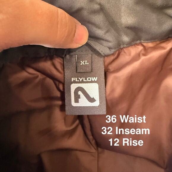 Flylow Snow Pants XL Gray Snowboard Ski Insulated Winter Outerwear Colorado - Picture 5 of 9